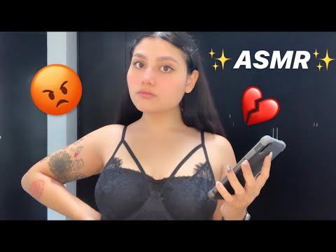 novia enojada no te deja salir con tus amigos- María ASMR Roleplay