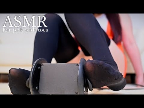 【ASMR】ニーハイで足裏お耳スクラッチ&優しく包み込む音😴💓【睡眠導入/Foot sole/Scratching/ Triggers for sleep/Relaxation/No Talking】