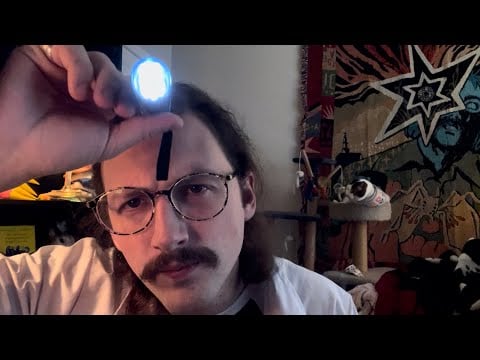 ASMR Cranial Nerve Exam in New Office Roleplay (15 Minute Version) 