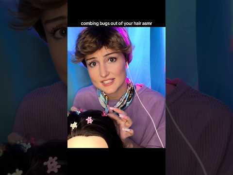combing bugs out of your hair asmr