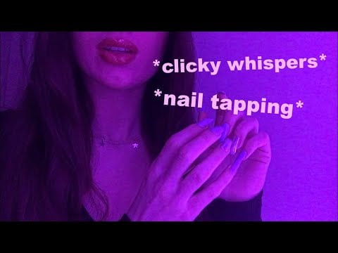 ASMR | Comforting trigger words with tingly nail tapping 💅🏼💫