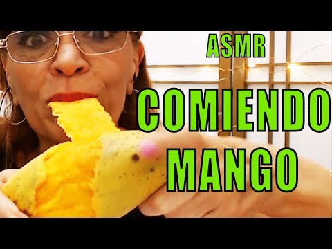 ASMR COMIENDO MANGO✨EATING SOUNDS👄