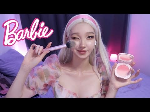 ASMR Barbie gives you a PINK makeover 🎀