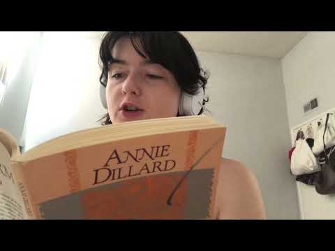 ASMR relaxing reading corner - Holy the Firm part 1