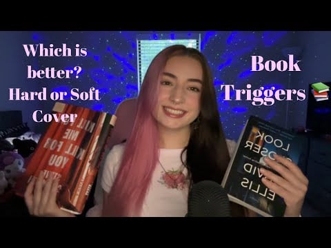 ASMR | Book Tapping (Hard & Soft Cover) | Whisper Ramble ♡