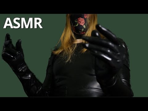 ASMR Latex Gloves and Custom Latex Leotard