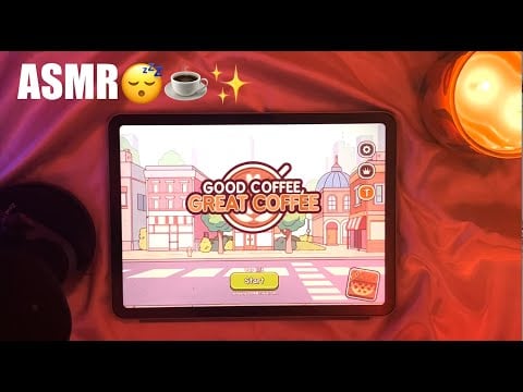 Playing Good Coffee Great Coffee | ASMR | 😴☕️✨