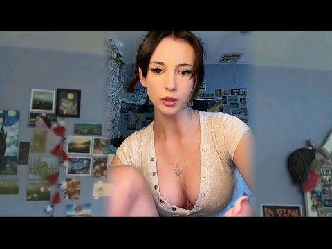 You’re Really Beautiful 🤍 | WLW ASMR Personal Attention, Hair Play & Gentle Face Touching ✨💆‍♀️🌙