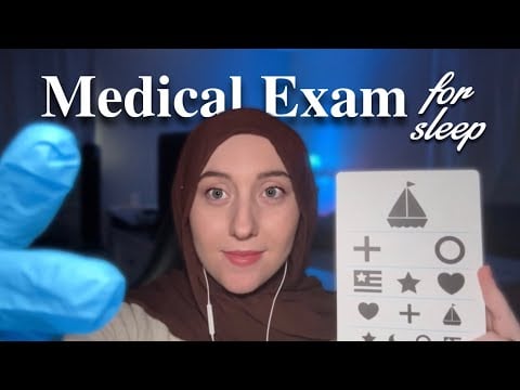 ASMR Full Body Medical Assessment and Cranial Nerve Exam