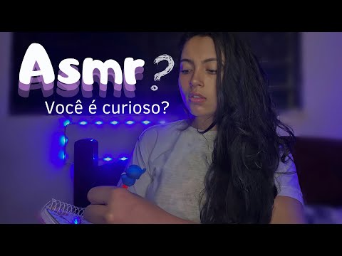 Asmr: te fazendo perguntas aleatórias| Clínica dos curiosos 🧐