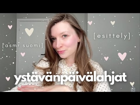 ASMR suomi - Ystävänpäivälahjat unboxing & esittely 🩷 höpöttely (Byredo, Dior, Mateus)