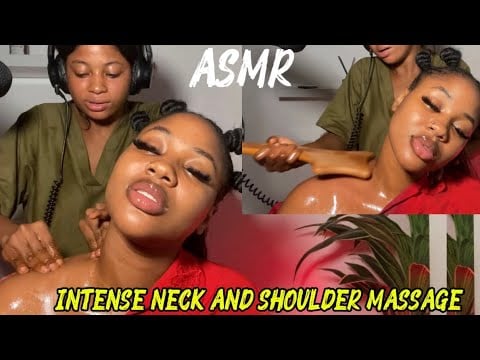 ASMR💫INTENSE NECK AND SHOULDER MASSAGE 