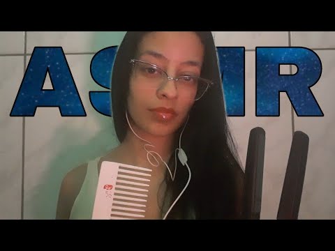 ASMR | TESTANDO PENTEADOS NO SEU CABELO 💆‍♀️