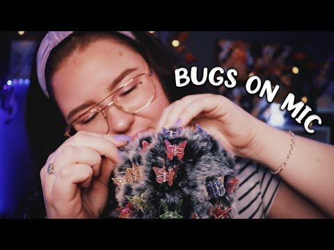 ASMR BUGS ON MIC - Plockar Fjärilar ♥