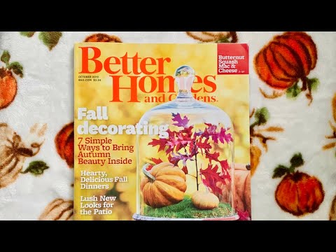 #ASMR | Whispered Reading (Ep. 2) | Flipping Through A Fall Magazine