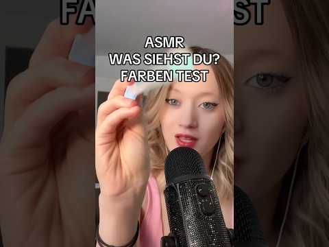 ASMR Was siehst du? #pov #fabricscratching #mouthwhisper #roleplay