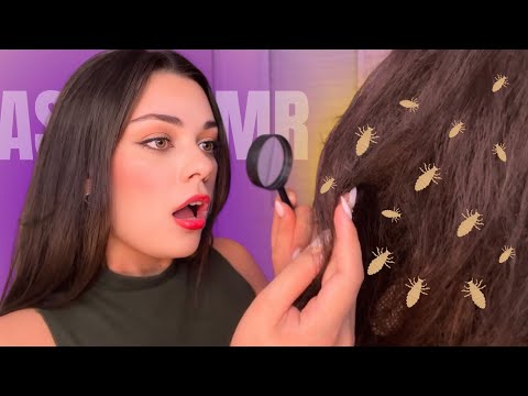 ASMR: prima tira seu piolho na ceia do ano novo 🐛