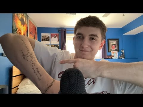 ASMR talking about my tattoos 