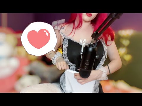 ASMR Scratching Maid Uniform 💤