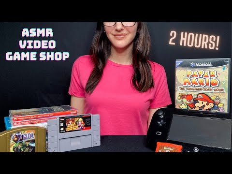 ASMR Game Shop Roleplay l Soft Spoken, Personal Attention, 2 Hour Compilation