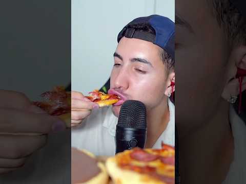 FUI GRAVAR COMENDO PIZZA E ISSO ACONTECEU.. #asmr