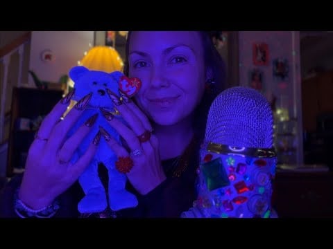asmr/ packing a trinket trade box 🧸 🌙 💙