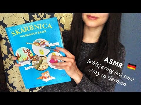 ASMR Whispering Bedtime Story in German 🇩🇪 Little Red Riding Hood  ✨ Rotkäppchen 🌙
