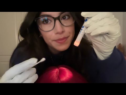 examining ur scalp in class (asmr)