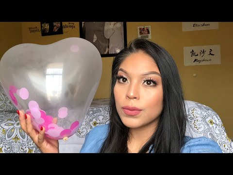 Asmr Valentine Blow Up Balloon !