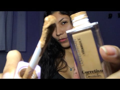 ASMR FAZENDO SUA MAQUIAGEM 