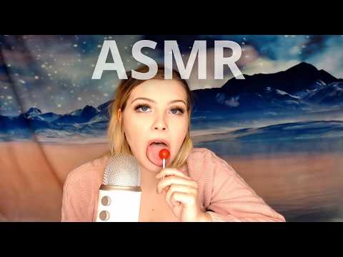 🍭Lollipop🍭 Licking and Mouth Sounds ASMR NO TALKING