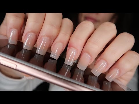 [ASMR] Tapping With Long Nails ~ (No Talking) 🌙