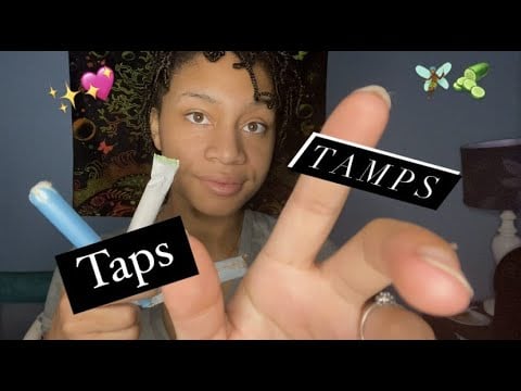 ASMR - Camera Tapping & Crinkling Tampons (Shelly)