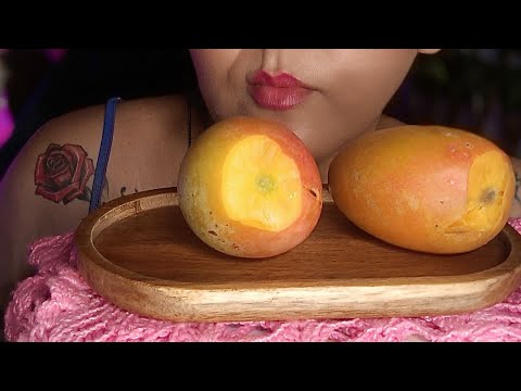 ASMR comiendo mango 🥭 maduro 