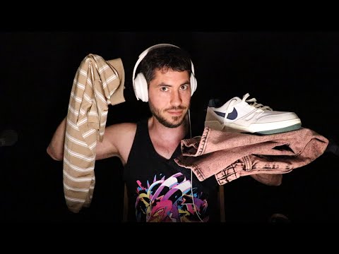 ASMR Haul Village de marques - triggers vêtements et baskets
