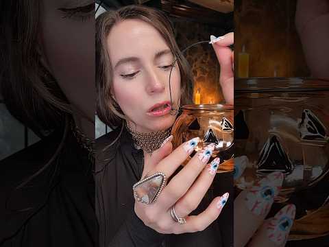 Vampire 🧛‍♀️  gives you a makeover #shorts #asmr #roleplay #spooky #halloween #vampire