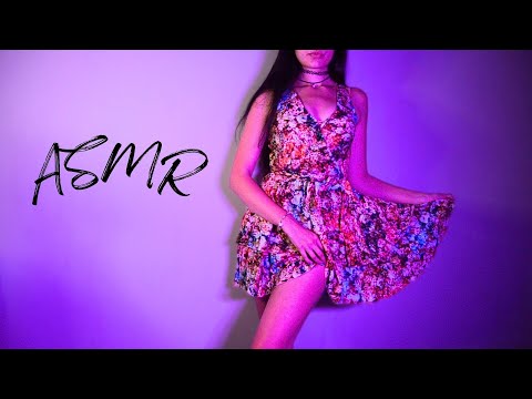 ASMR Fabric dress scratching | Body triggers