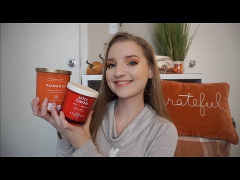 [ASMR] Show & Tell - Fall Candles - Fast Tapping + Soft Speaking