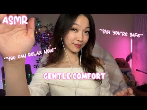 ASMR Gentle Comforting Affirmations 🩷 Ear to Ear Breathy Whispers ✨ Kisses & Soft Mouth Sounds  