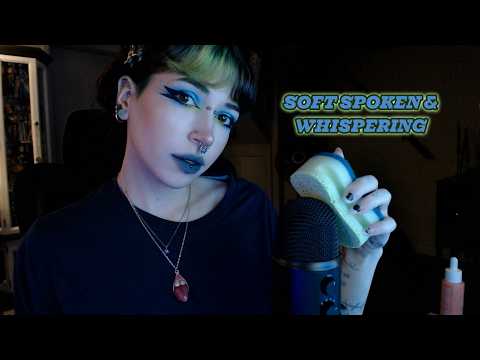 Soft Spoken & Whispering ASMR | Mic Triggers, Tapping, Liquid Sounds