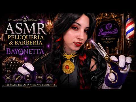 ASMR Peluquería & Barbería ✂️🫧 Roleplay Bayonetta