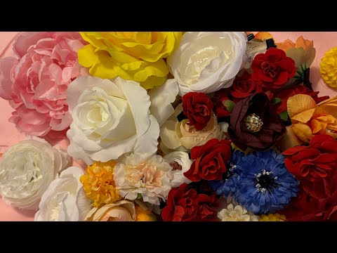 ASMR | Dry flowers Sound | Playing Dry Flowers 🌸 Flowers Triggers 🌸 With Whispering 🤣😬