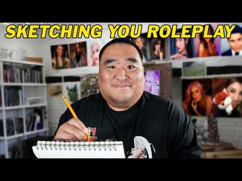 ASMR Sketching Roleplay | Relaxing Pencil Sounds & Whispering