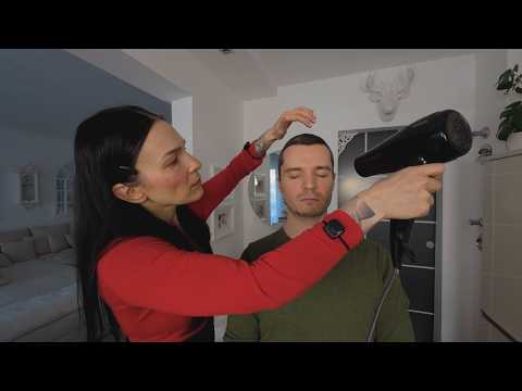 ASMR Hairdresser Roleplay - Haircut, Styling & Tingles