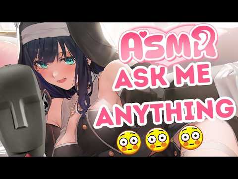 【ASMR KU100】ASK ME ANYTHING! VTuber AMA Whispers, Ear Rubbing, Tapping, Ear Nommies