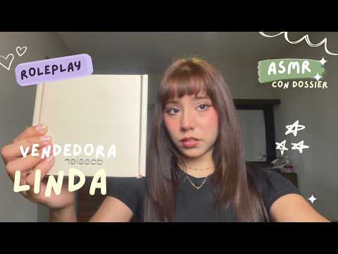 ASMR - VENDEDORA LINDA/ ROLEPLAY CON DOSSIER 