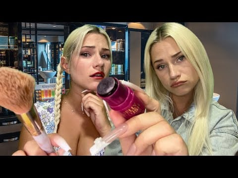ASMR Eastern European Twin Sisters Ruin Your Makeup Out of Revenge (Accent, Roleplay)