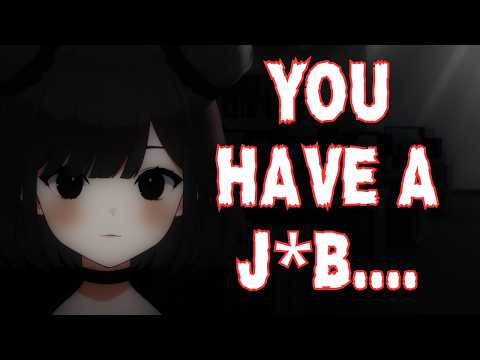 【HORROR ASMR】coworker at your j*b.... at your....at... sorry.. i can't say it... i'm too scared.. 😱💦