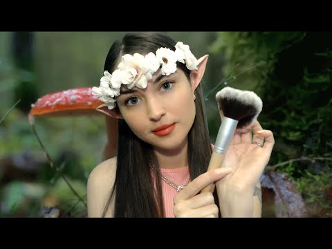 ASMR [ Elf Gives You Personal Attention ] | Rain & Thunder | No Talking