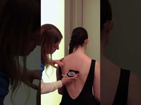 ASMR Back exam #asmr #relaxing #chiropractic